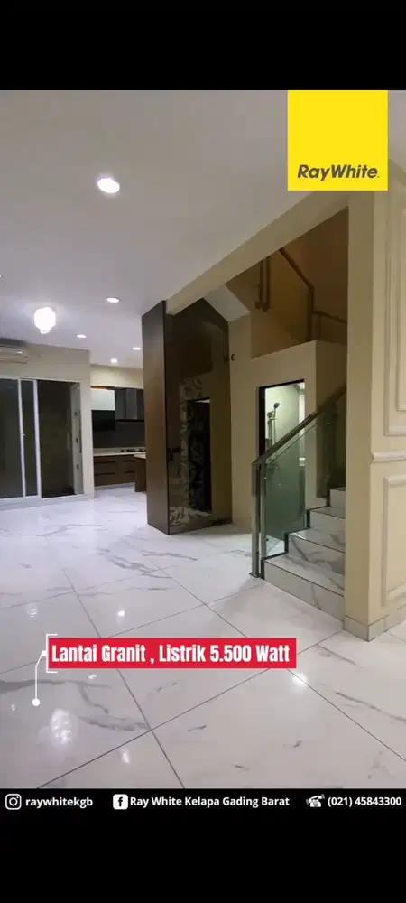 JUAL CEPAT RUMAH GADING PANDAWA, KELAPA GADING BRAND NEW PREMIUM CANTI