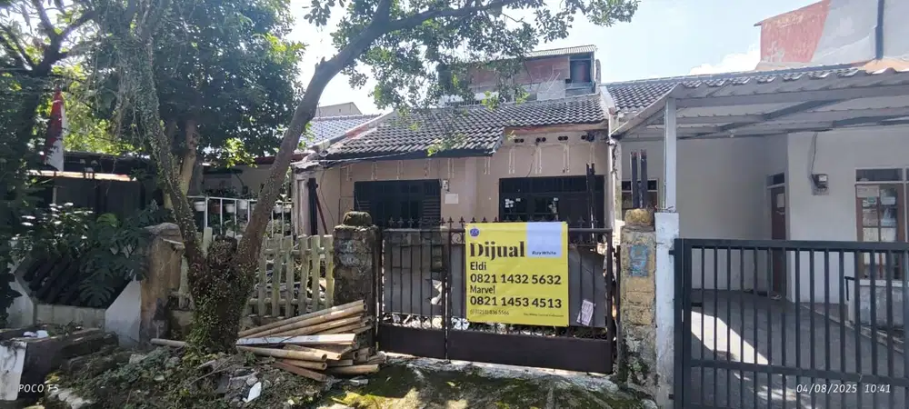 MURAH! Tinggal Bangun Rumah Tua di Baranangsiang Indah Tengah Kota
