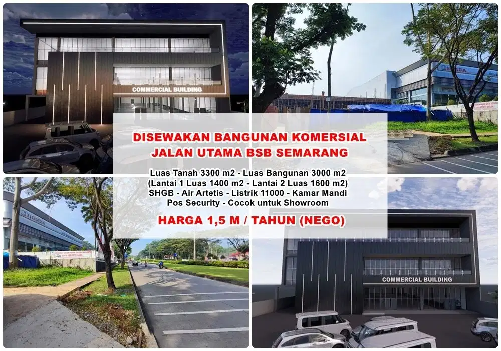 Disewakan showroom di bsb city