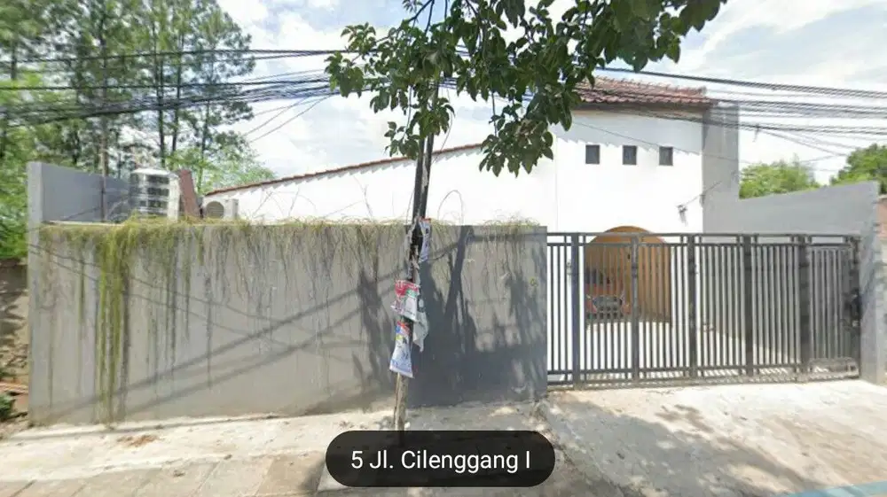 PINGGIR JALAN, Rumah 234m Elegan, BSD Jl Cilenggang Samping The Green