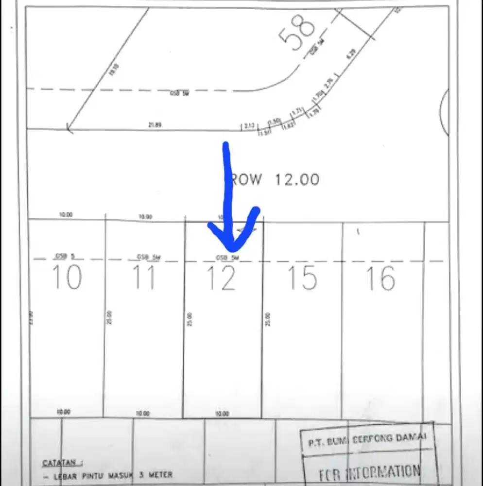 Kavling Badan Depan Taman Jarang ada Griya Loka  BSD City
