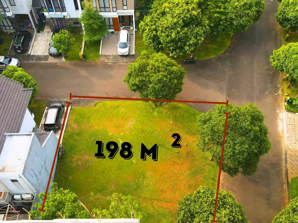 Dijual Kavling Bsd Avani Cluster Nittaya Extra Taman Samping