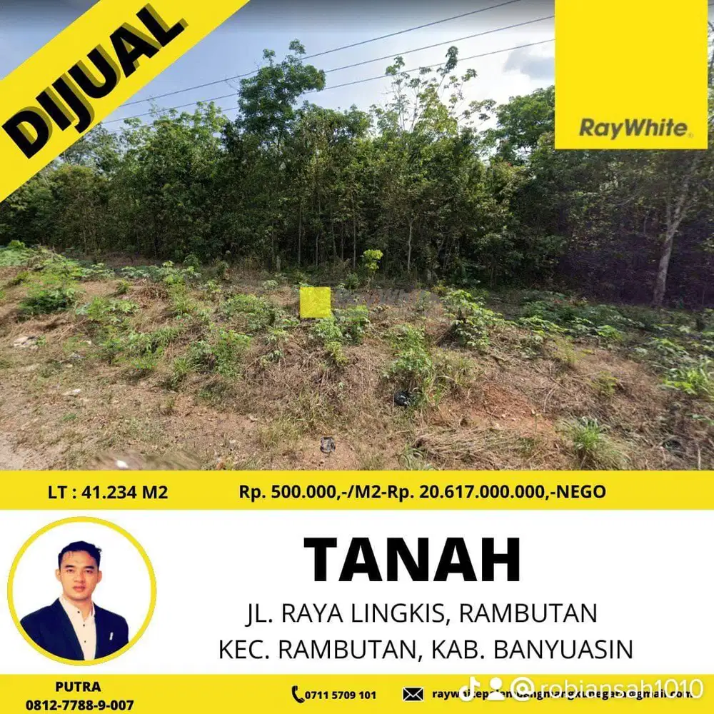 DIJUAL TANAH di Banyuasin