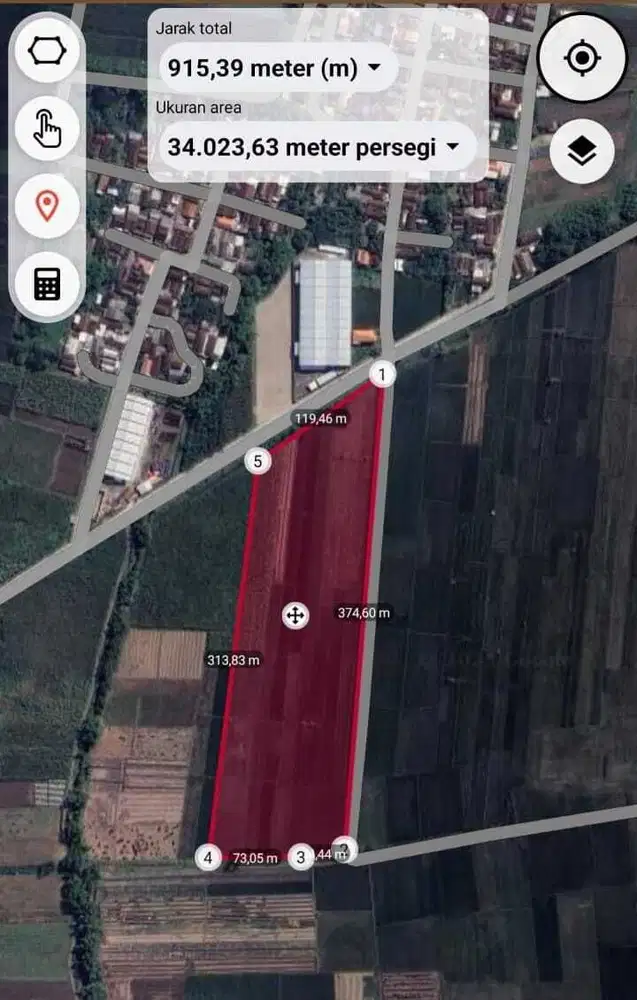 Lahan/Tanah Industri Mojokerto Termurah Strategis