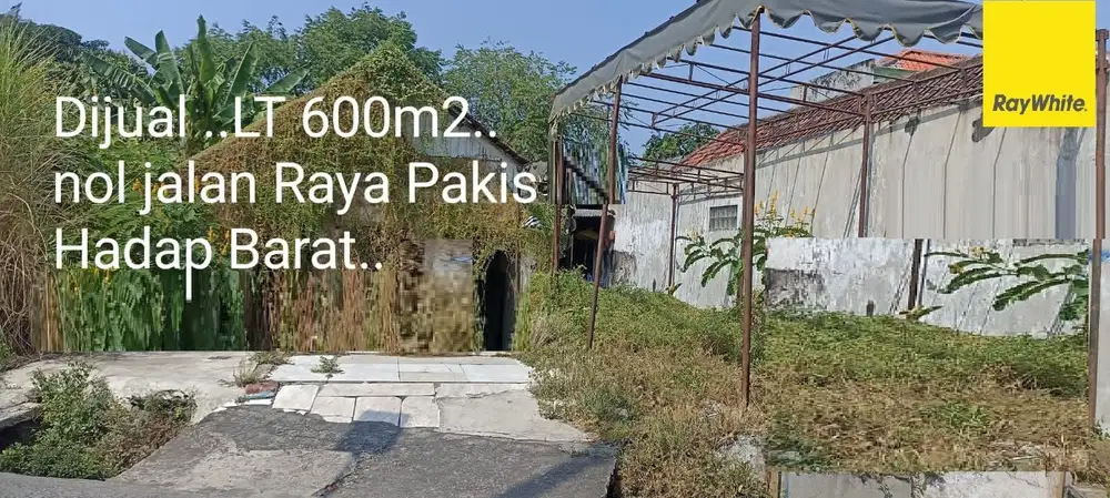 Dijual Tanah di Jalan Raya Pakis Surabaya Pusat