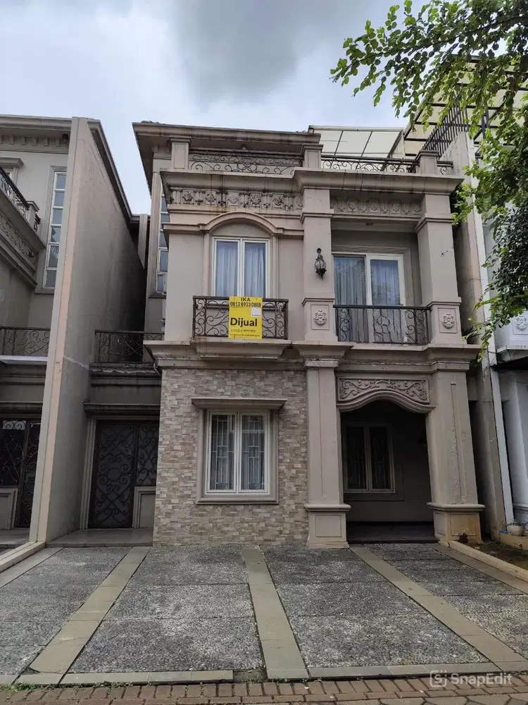Rumah Murah Bagus 3 Lantai Di De Mansion Alam Sutera