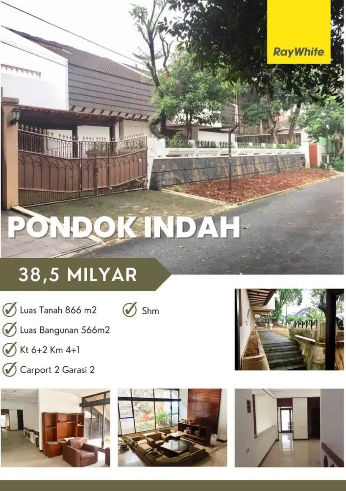 Jual BU Rumah di Pondok Indah