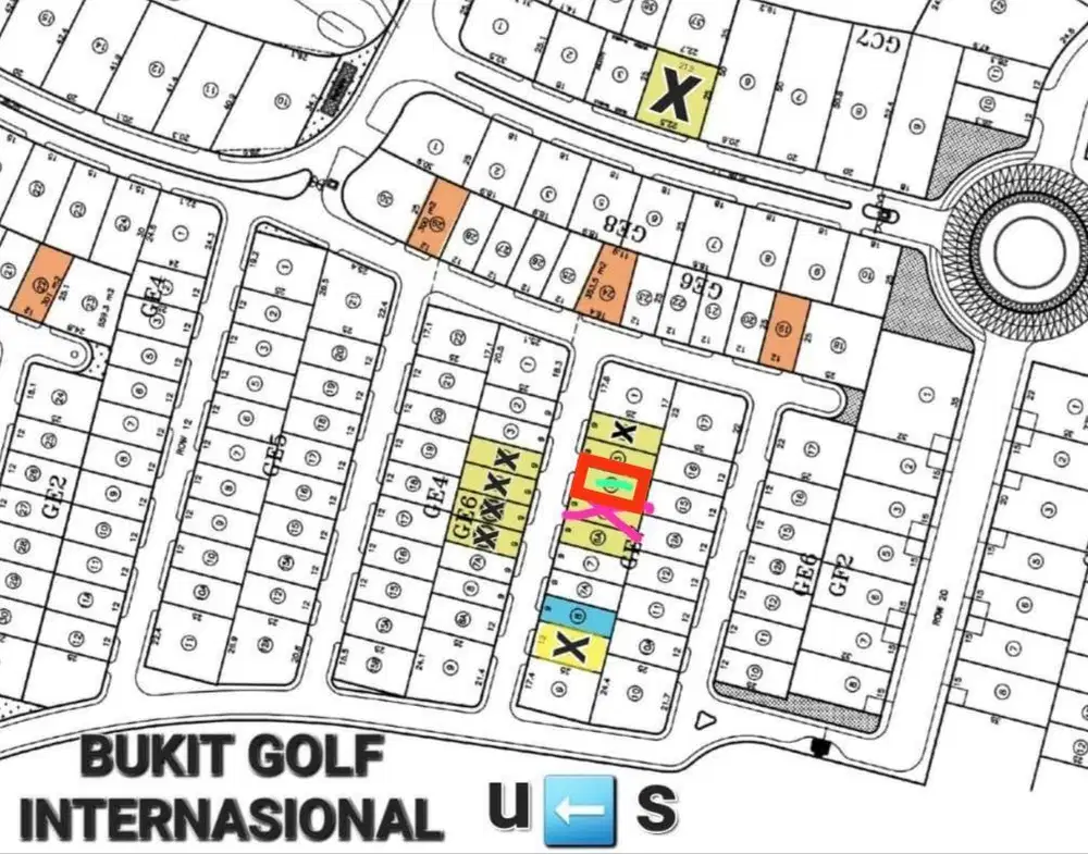 1932. Dijual Tanah Kavling BGI Blok GE Citraland Surabaya Barat