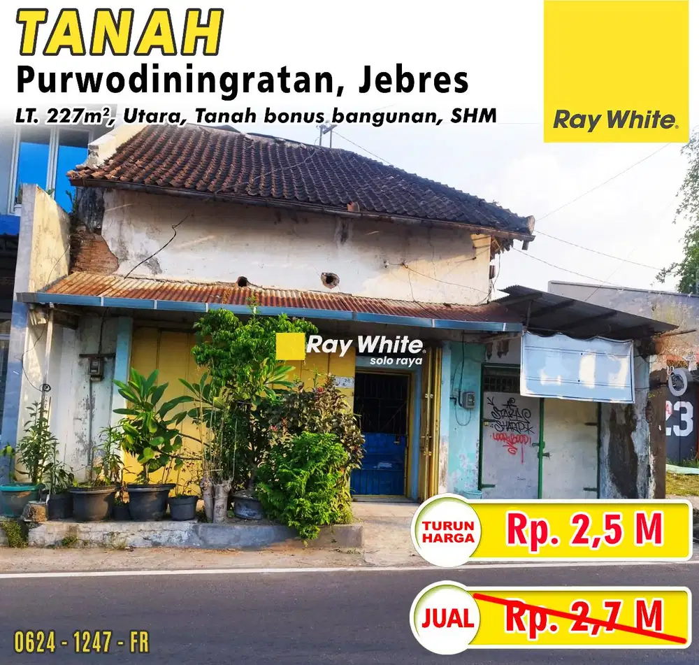 Dijual Tanah Purwodiningratan, Jebres