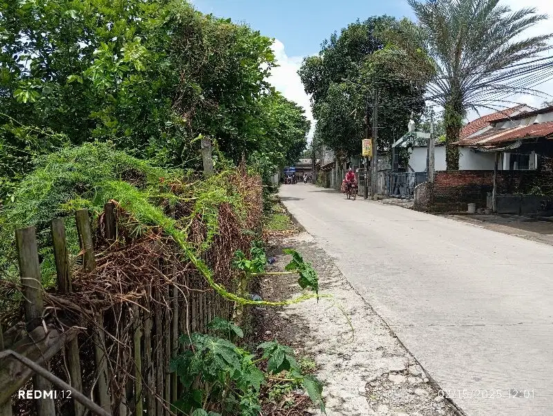 Tanah pinggir jalan murah siap usaha di Pagedangan Tangerang