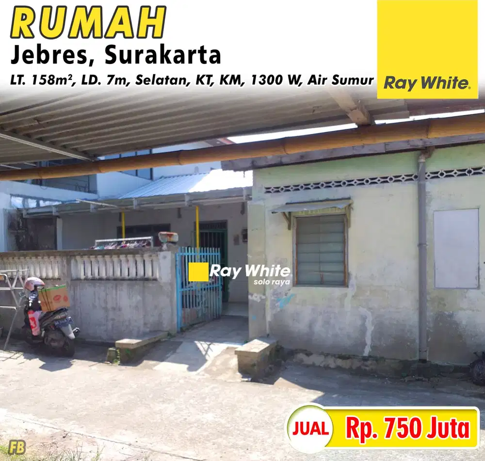 Dijual Tanah Bonus Rumah Lama di Jagalan Jebres Solo Lokasi Strategis