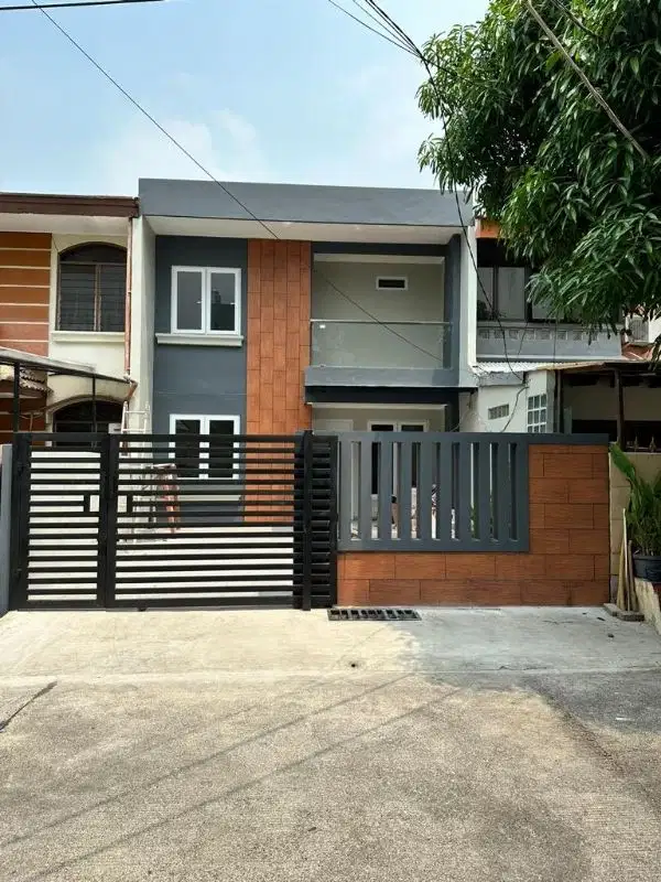 rumah janur hijau minimalis hadap selatan