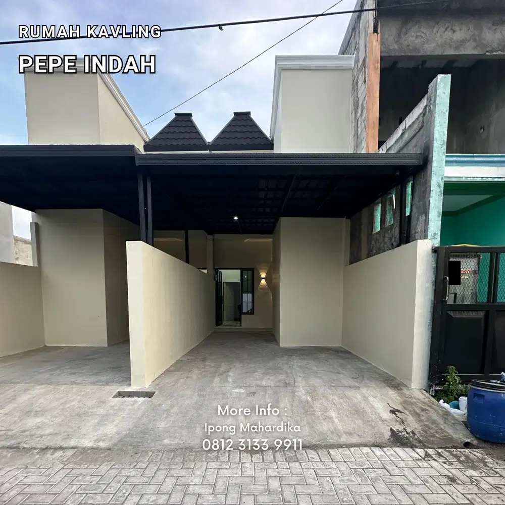 Dijual Rumah Kavling pepe indah Semi Furnished Sidoarjo