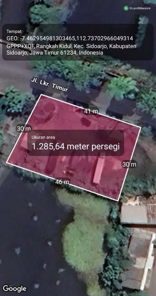 TERMURAH LUAS 1000AN LINGKAR TIMUR NOL JALAN