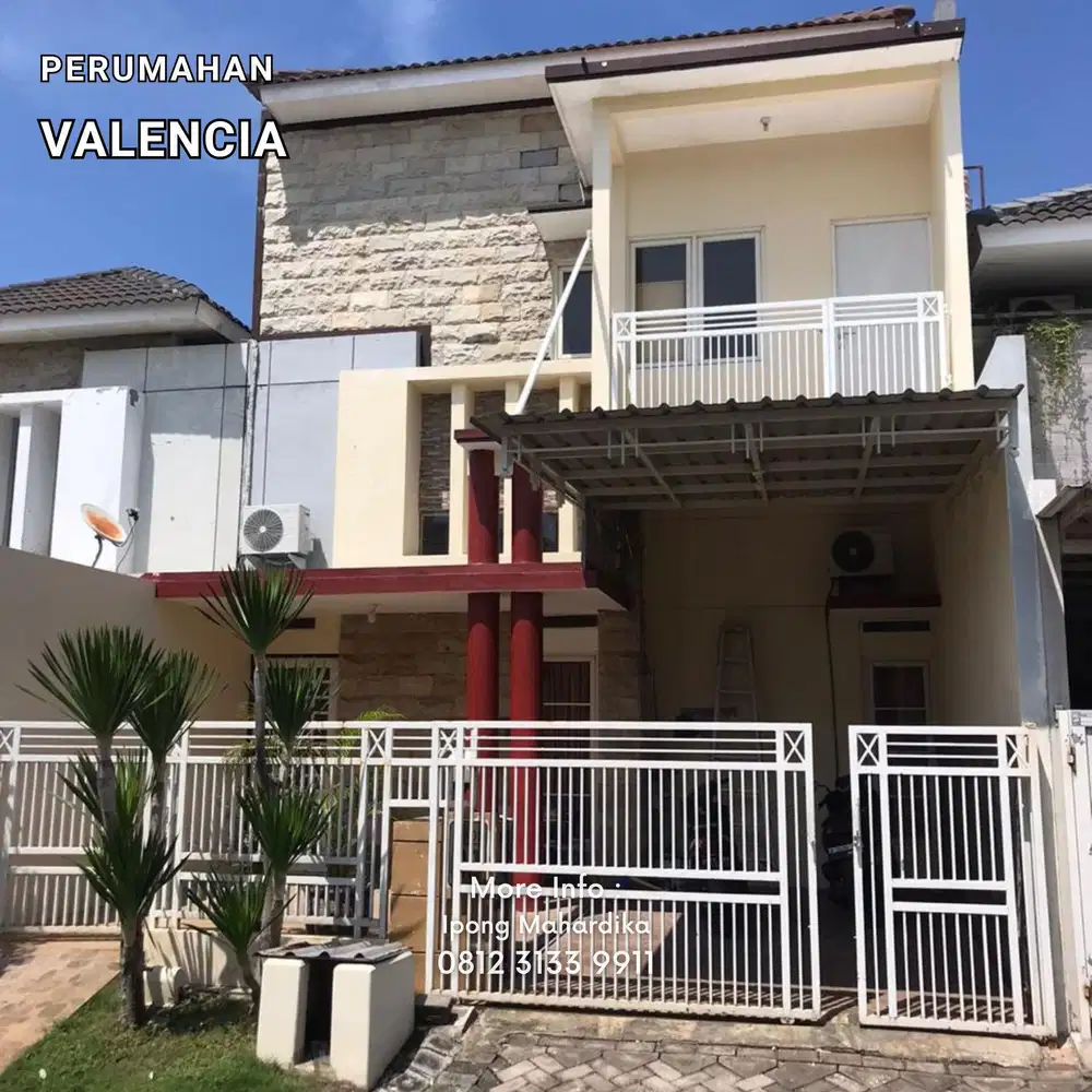 Dijual Rumah Sidoarjo Gedangan Perum Valencia Puri Surya Jaya