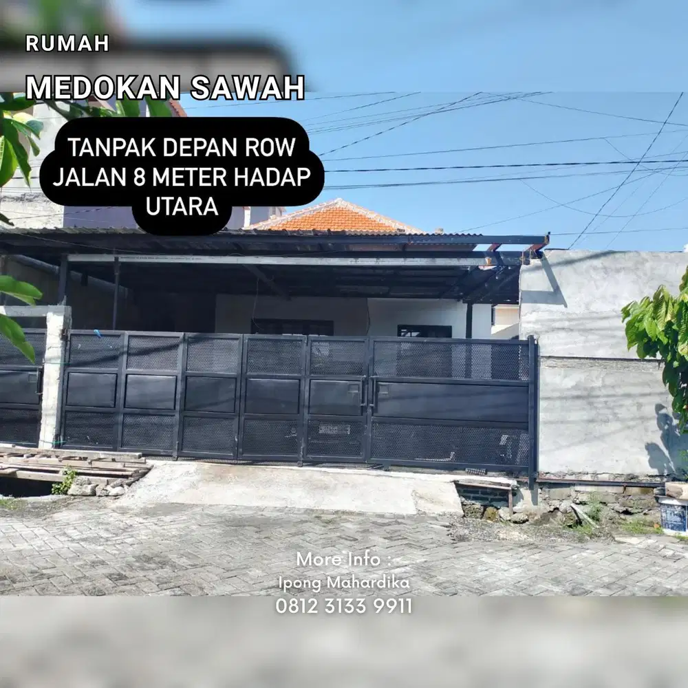 Rumah Medokan Sawah Rungkut Surabaya LT 260