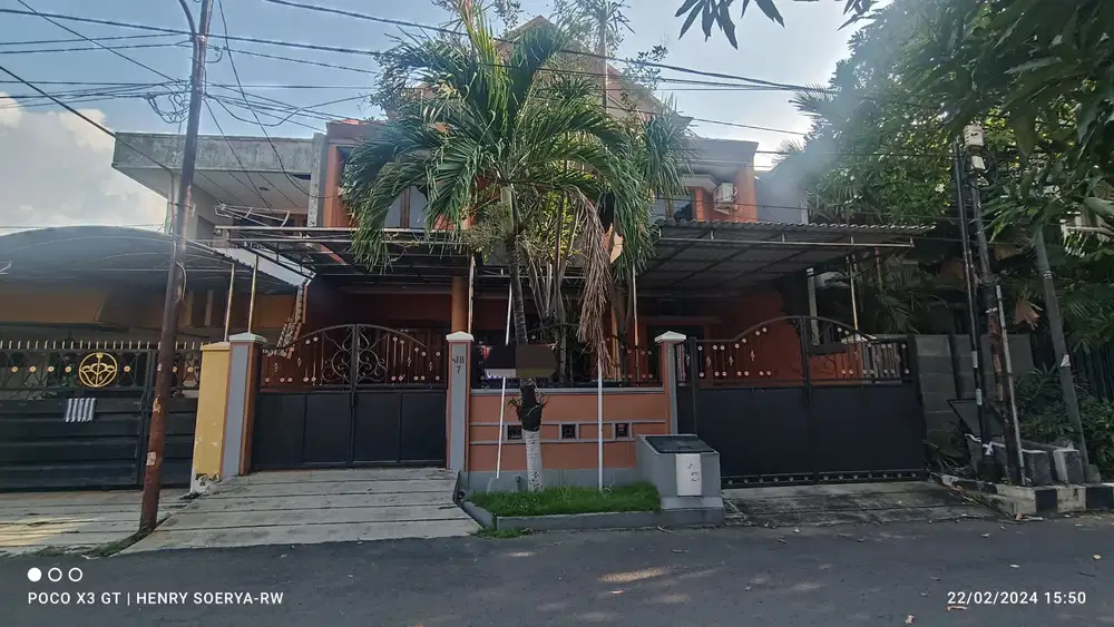 1666. Dijual Rumah di Jemursari Timur Surabaya