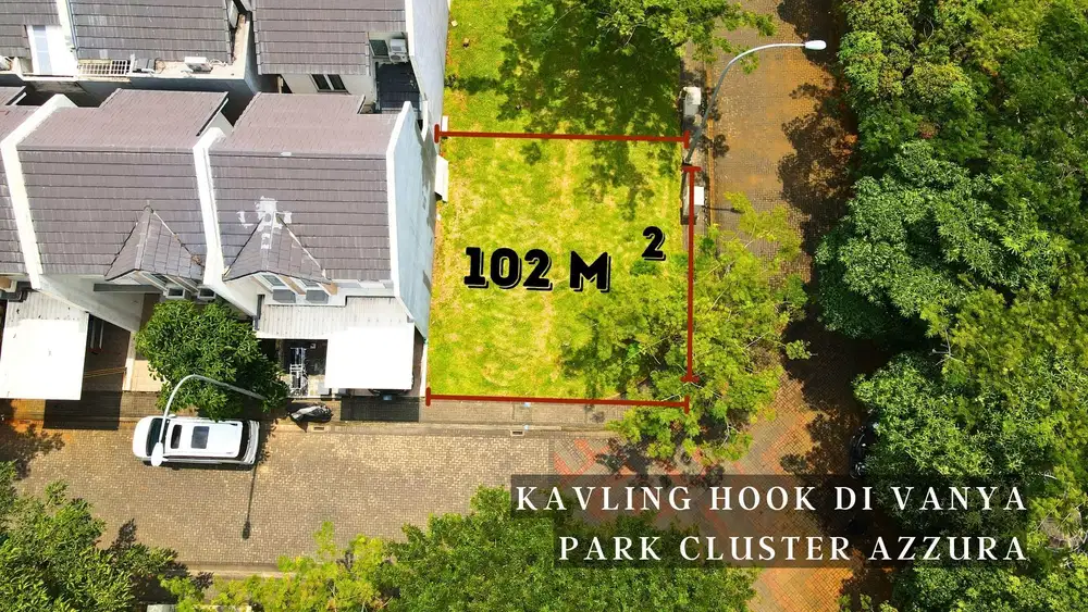 Dijual Kavling Hook di Vanya Park – Cluster Azzura, BSD City