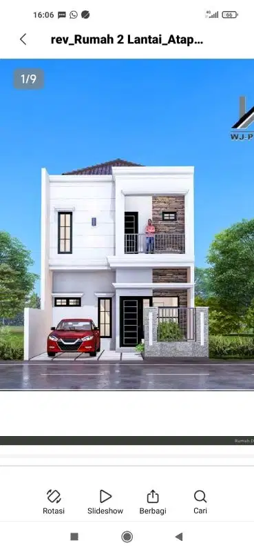 Rumah Baru 2 lantai Lokasi Nyaman Nusa loka BSD city
