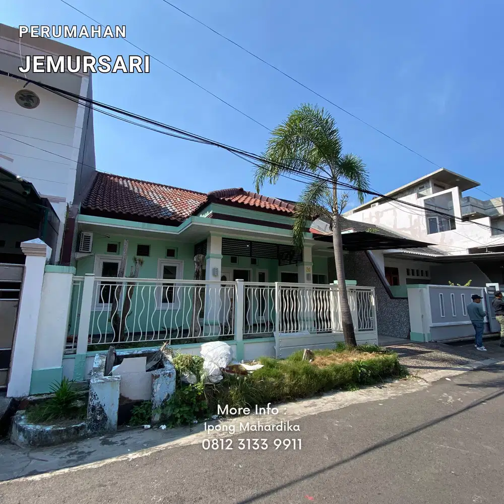 Dijual Rumah Surabaya Siap Huni di Perumahan Jemursari