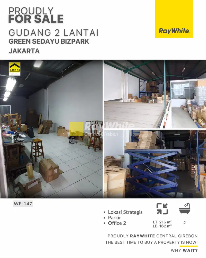 Dijual Gudang Green Sedayu Bizpark Jakarta
