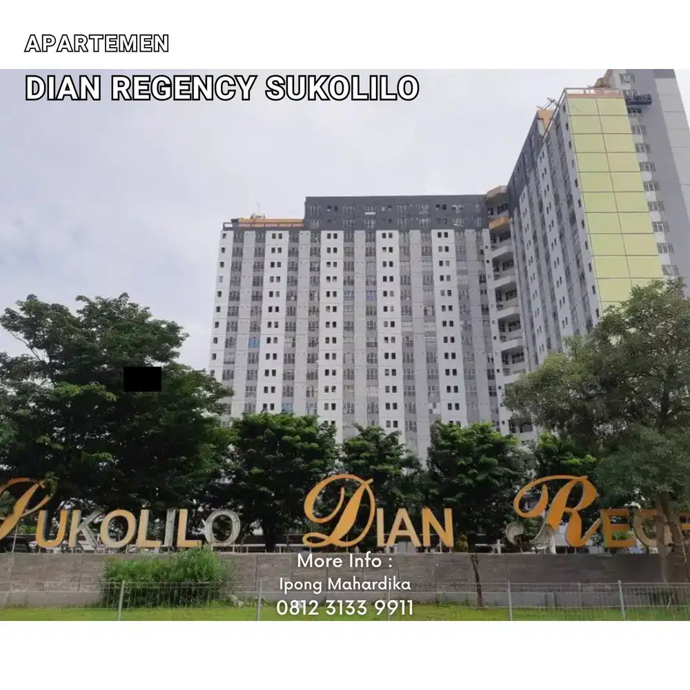 Apartemen Dijual Surabaya di Dian Regency Sukolilo