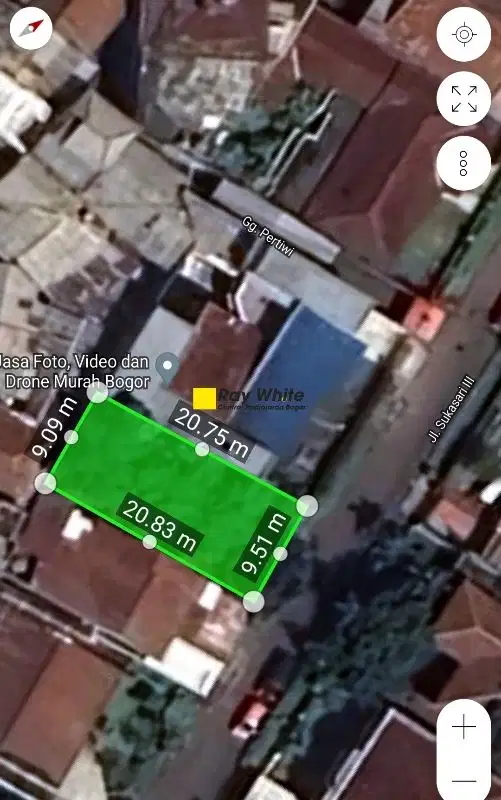 Tanah kavling di sukasari pajajaran kota bogor