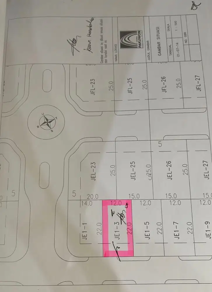 1937. Dijual Murah Tanah Kavling Grand Pakuwon Tandes Surabaya Barat