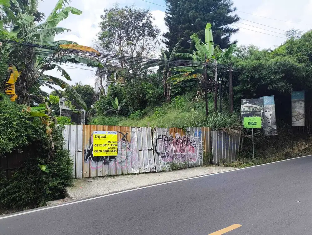 Tanah di Kawasan Puncak Komersil Daerah Ramai View Gunung