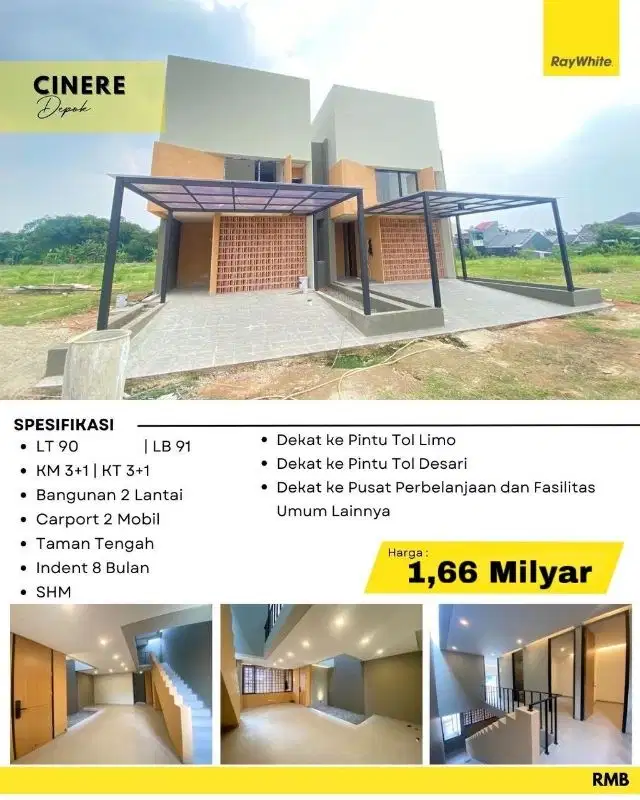 Rumah Townhouse di Selatan Jakarta, Dwell, Developer Terpercaya