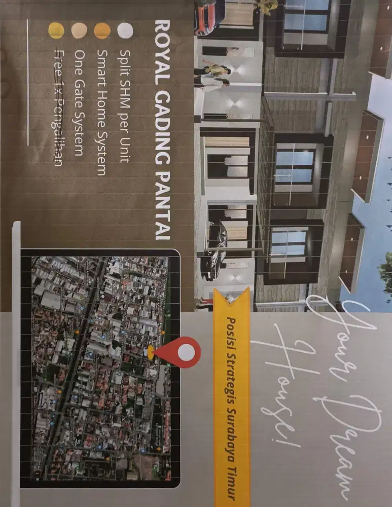 1336. Dijual Rumah Royal Gading Pantai Surabaya