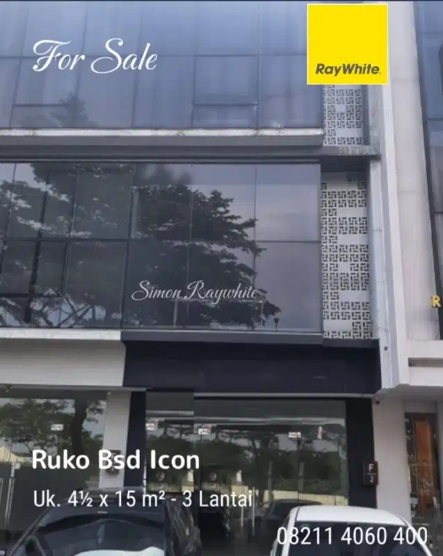 Dijual Cepat Ruko BSD ICON - 3 Lantai - Strategis