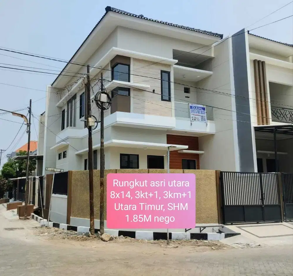 Mkd03 Dijual Rumah Rungkut Asri Utara Surabaya Timur