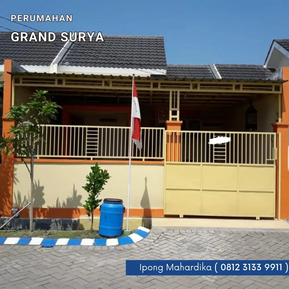 Rumah Sidoarjo Siap Huni di Perum Grand Surya, Sedati Buduran