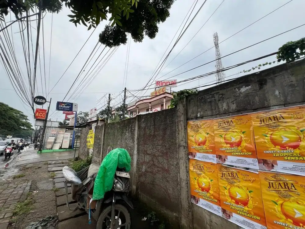 Dijual tanah di jalan raya transyogi cibubur