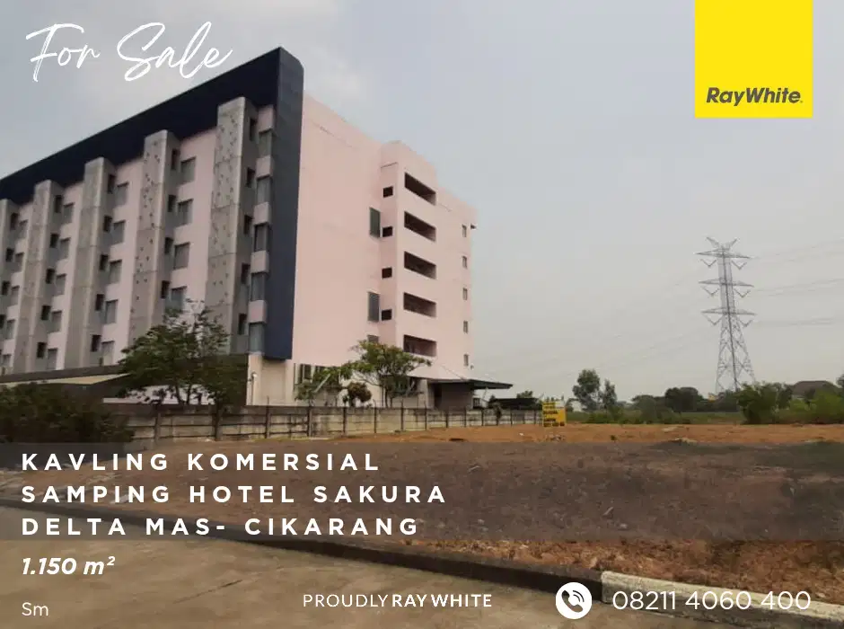 Kavling Komersial  - Samping Hotel - Delta Mas - Cikarang