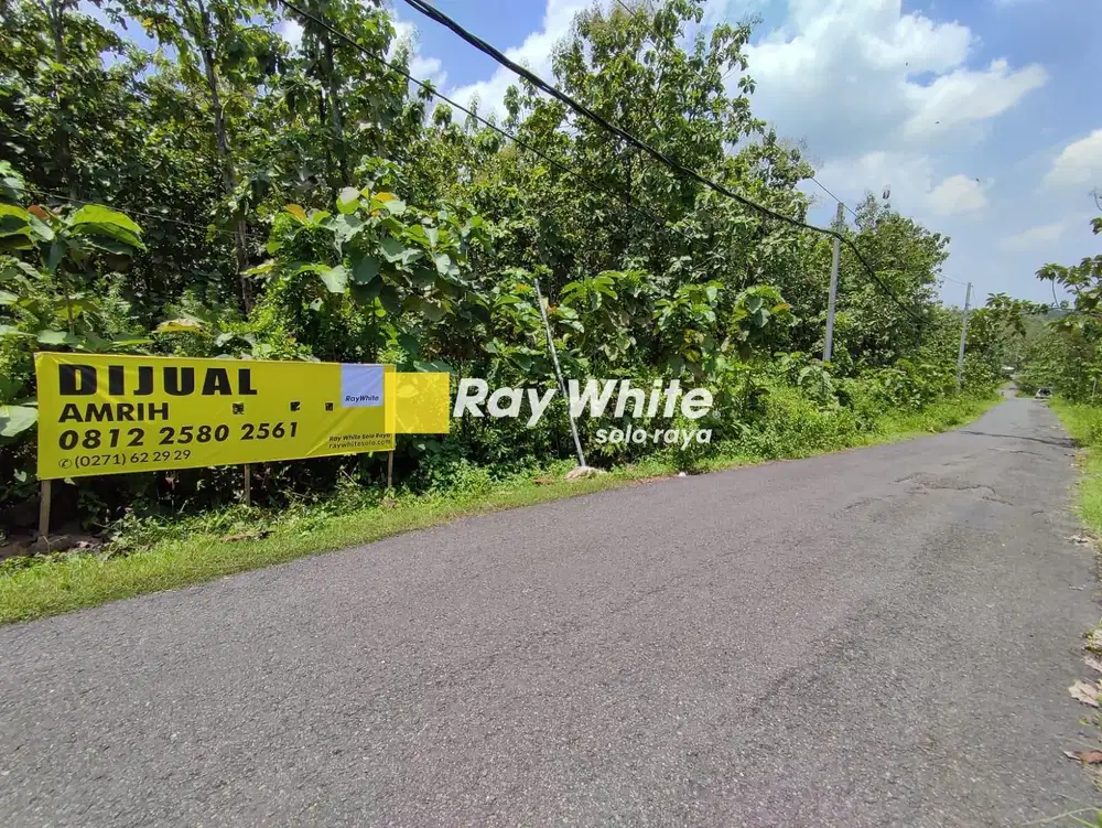 Tanah Zona Industri Dekat Exit Tol Gondangrejo Kalioso