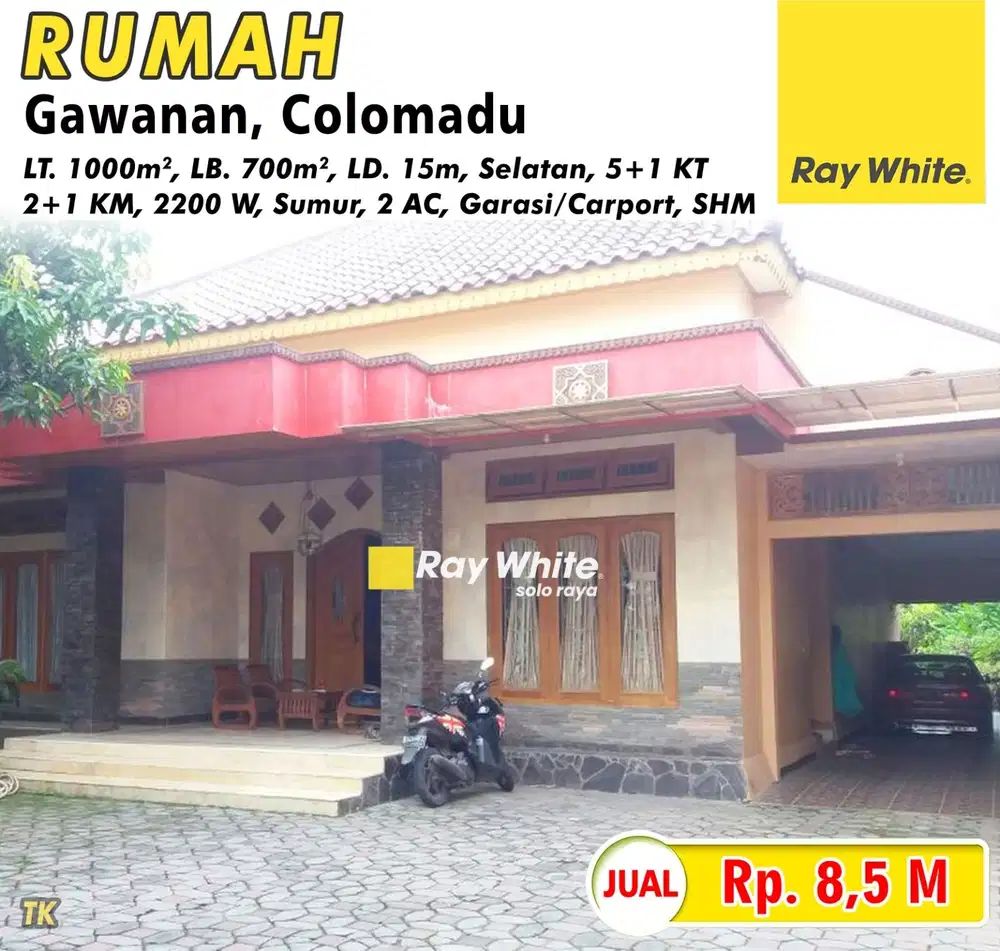Rumah mewah Dijual di Gawanan Colomadu Solo