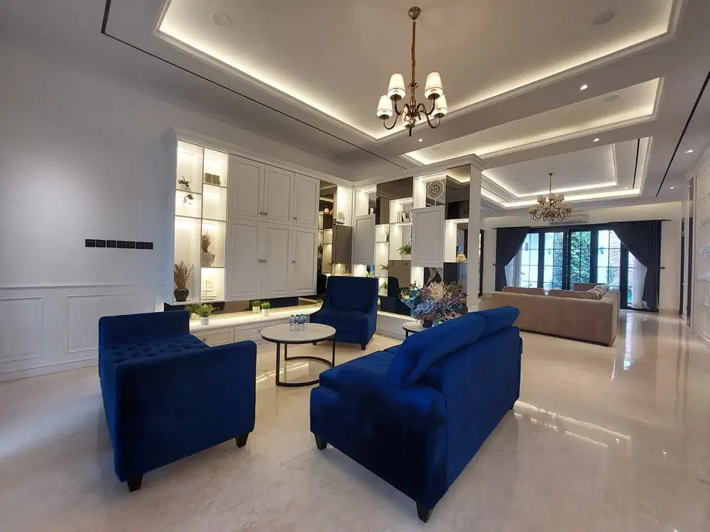 Hunian Mewah  Full Furnished Untuk Keluarga Besar di  Kebayoran Baru Jakarta Selatan