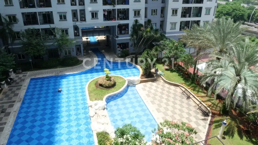 Apartemen Cityhome Lantai Rendah View Kolam Renang Furnished