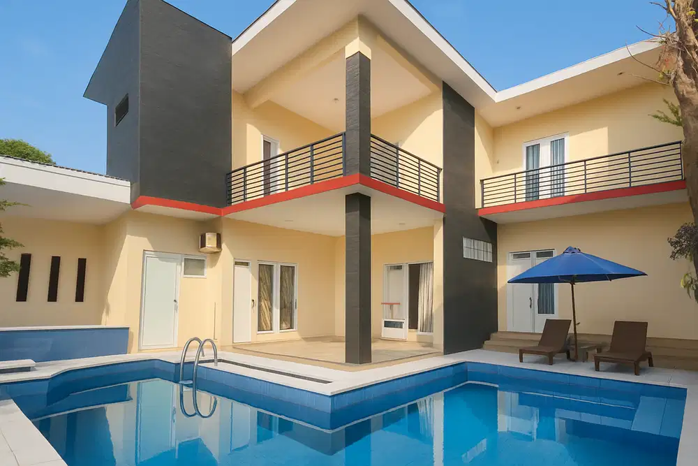 TURUN HARGA Rumah Luas dengan Kolam Renang di Kebagusan Bisa Untuk Hunian ataupun Kantor