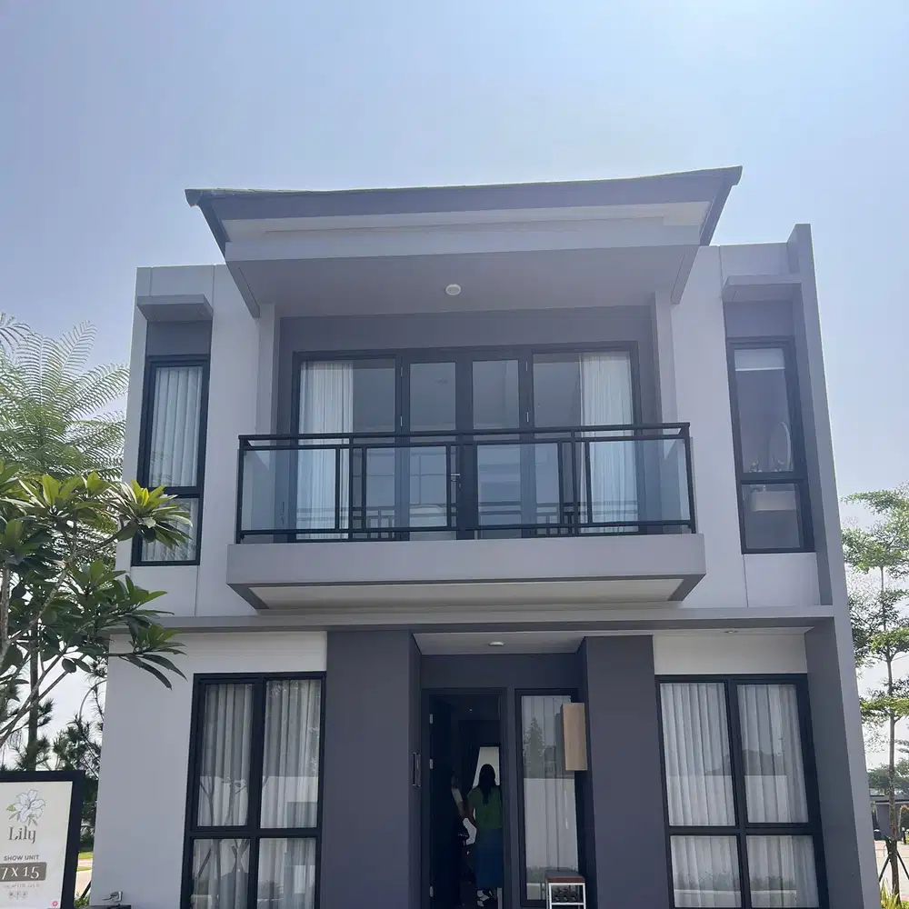 dijual rumah modern di cluster Lily paramount perals ukuran 7x15