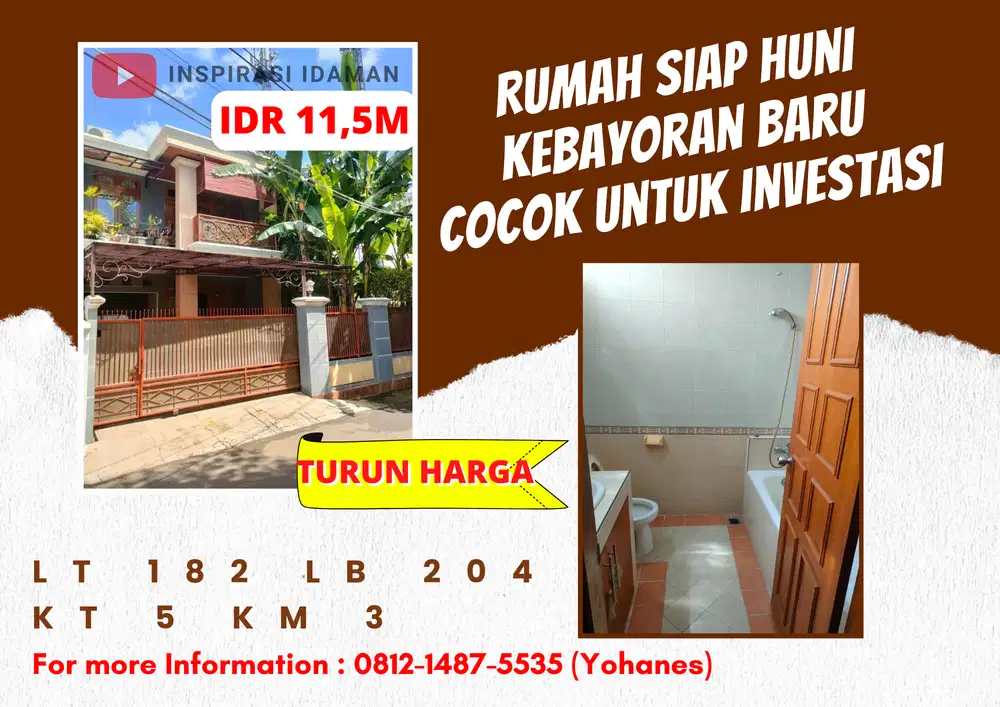 Rumah Kebayoran Baru Lokasi Strategis Cocok untuk Investasi