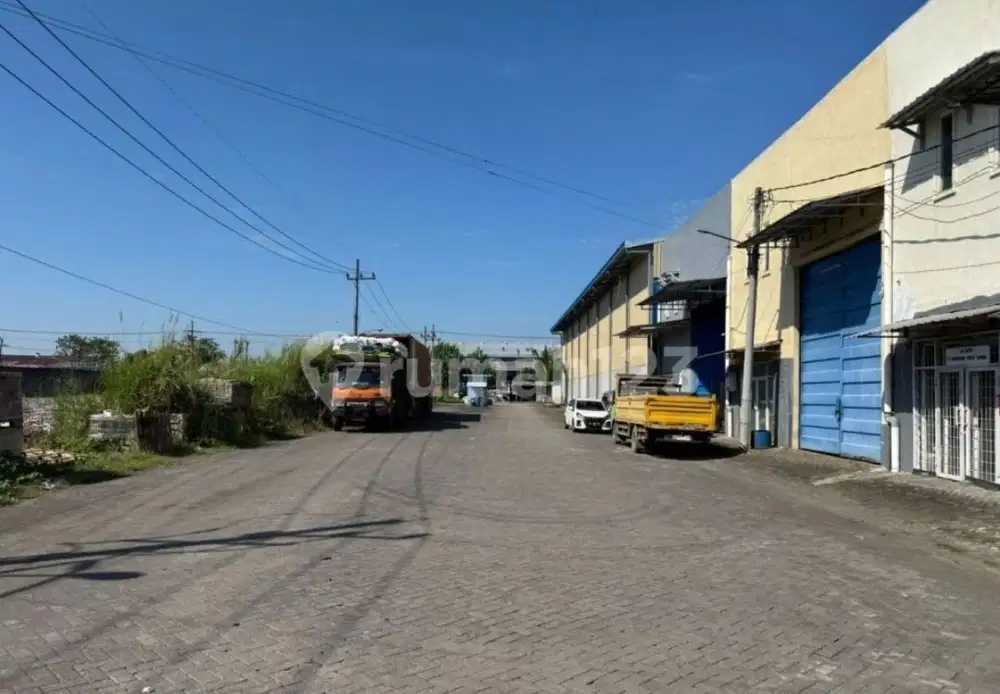 Dijual Gudang Tambak Sawah Sidoarjo Strategis Siap Pakai