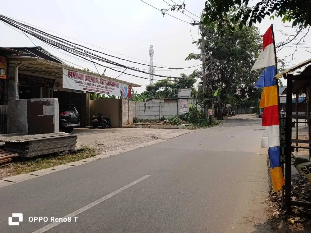 Dijual Tanah dan Gudang Jalan Pondok Jagung Tangerang Selatan