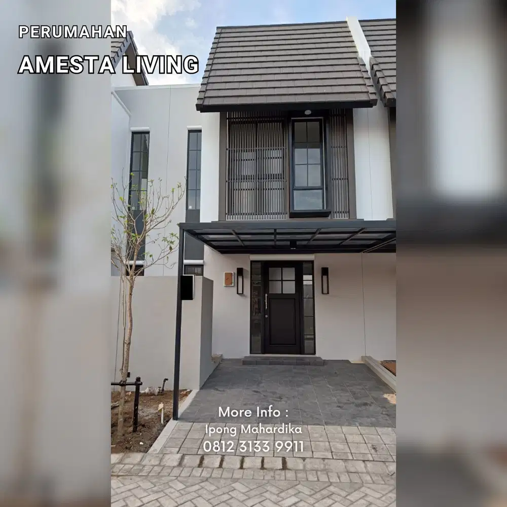 Disewakan Rumah Baru di Perum Amesta Living Surabaya Dekat Universitas