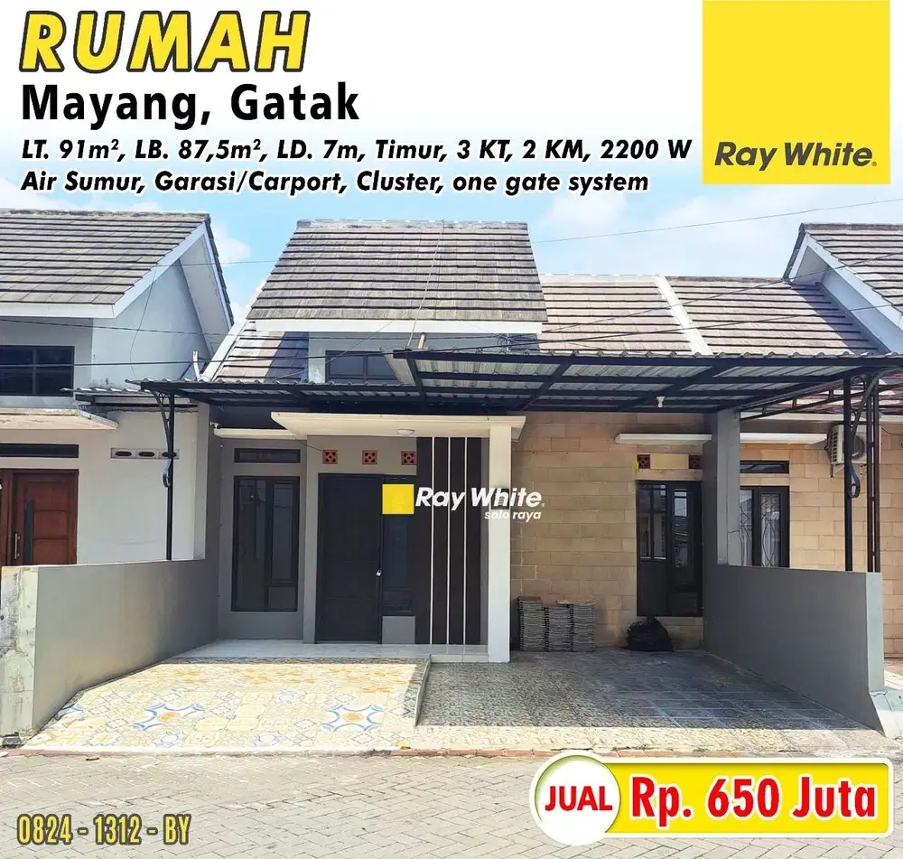 Dijual Rumah Mayang, Gatak