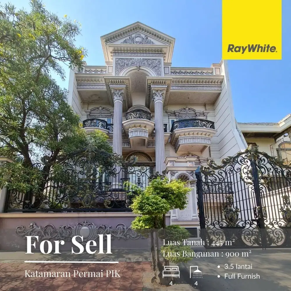 Rumah Mewah di PIK dengan pesona Rumah Gaya Mediterania Modern