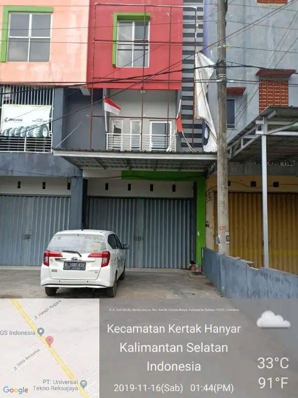 dijual ruko jalan ayani km 13