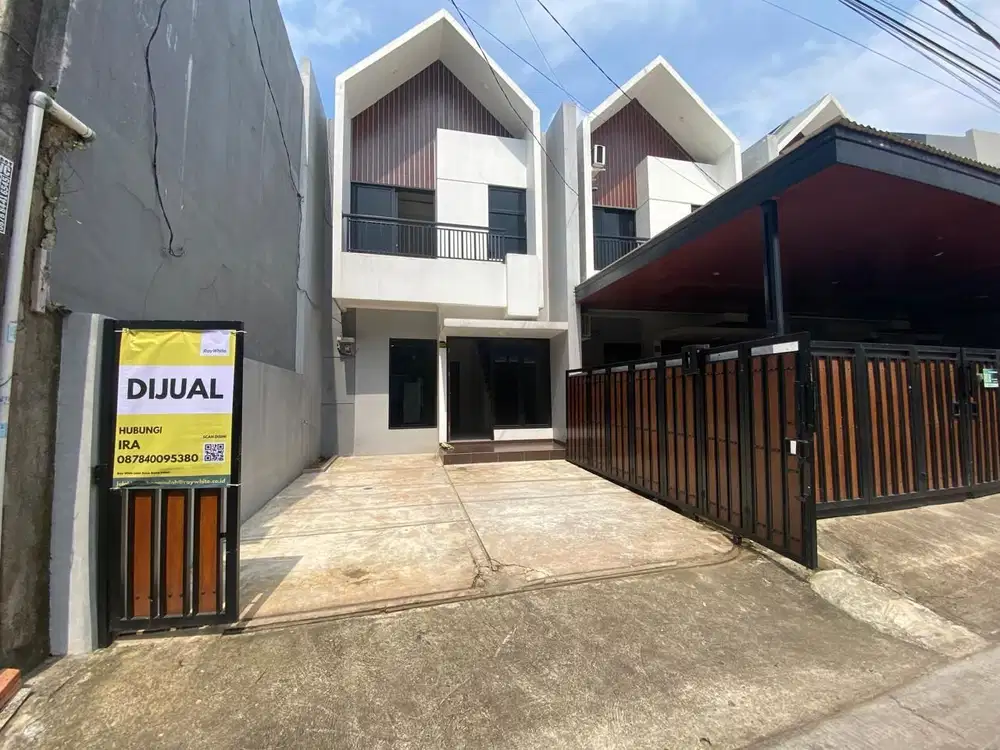 Rumah Baru Bergaya Scandinavian Bebas Banjir Di Jati Warna Bekasi